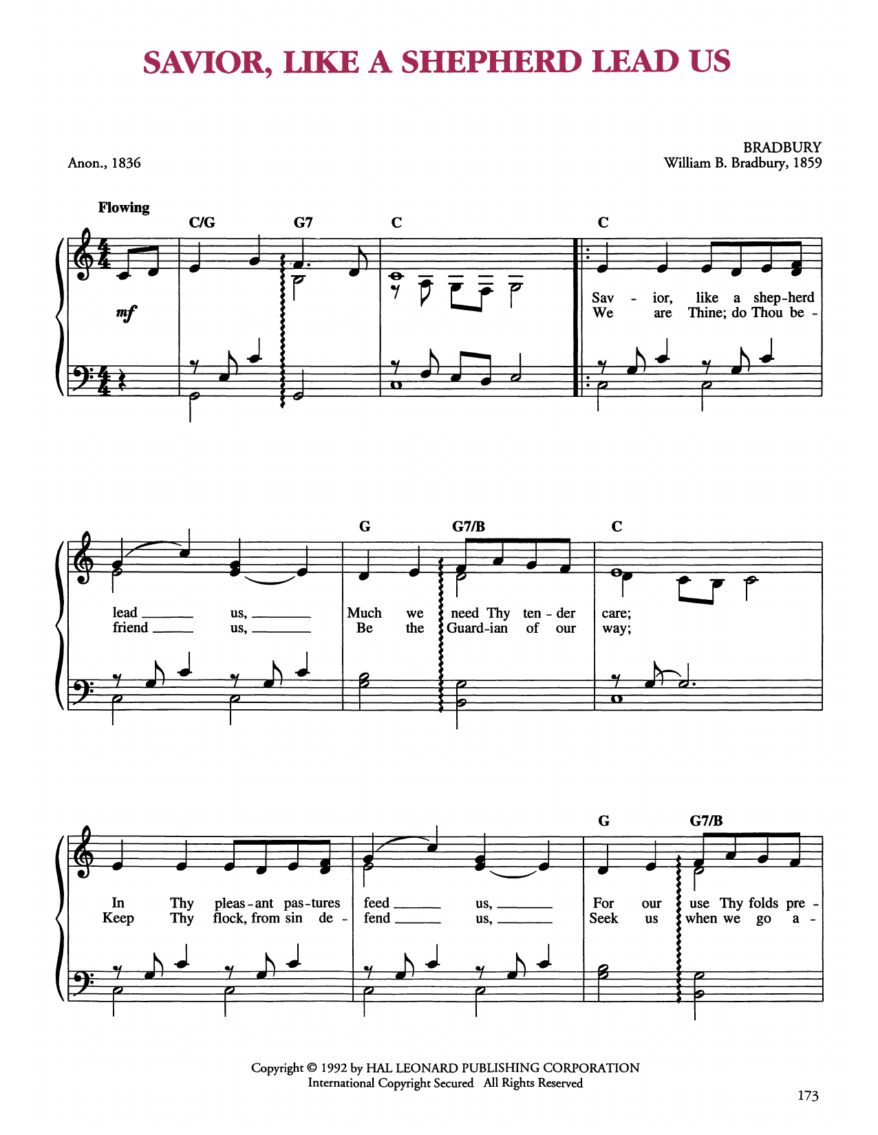 Produktbild zu: Savior, Like A Shepherd Lead Us