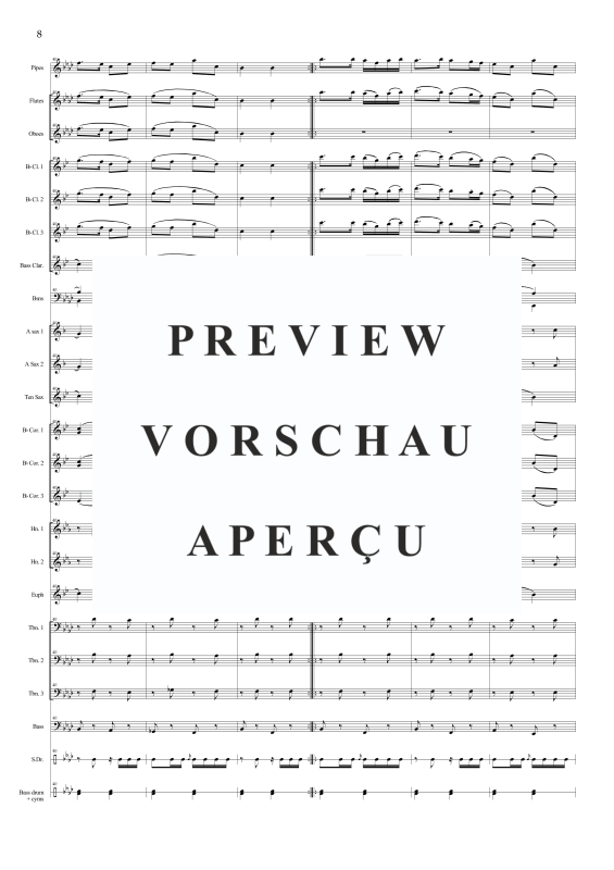 Produktgalerie: Seite 11 von 11 Marcaiocht Ui Neill (ONeills Cavalcade), , Concert Band und Dudelsack Solo