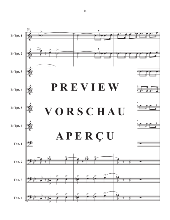 Product gallery: Page 16 of 21 Grand Intrada , , (Brass Ensemble, 6x trumpet + 4x trombone)