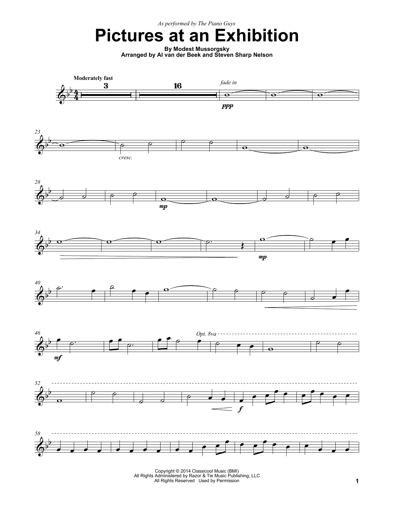 Product gallery: Page 1 of 1 Pictures At An Exhibition, The Piano Guys