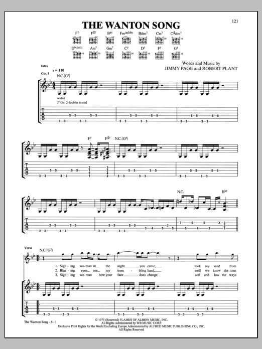 Produktbild zu: The Wanton Song
