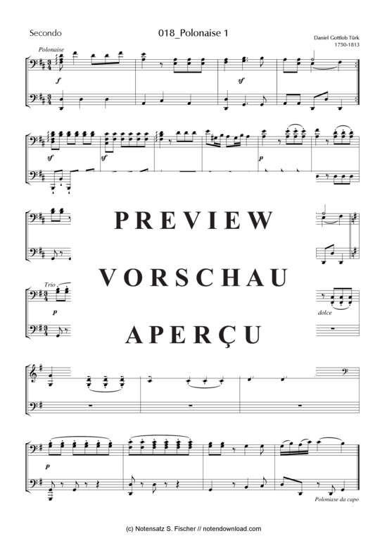 Produktgalerie: Seite 2 von 3 Polonaise , , (Klavier vierhändig) 