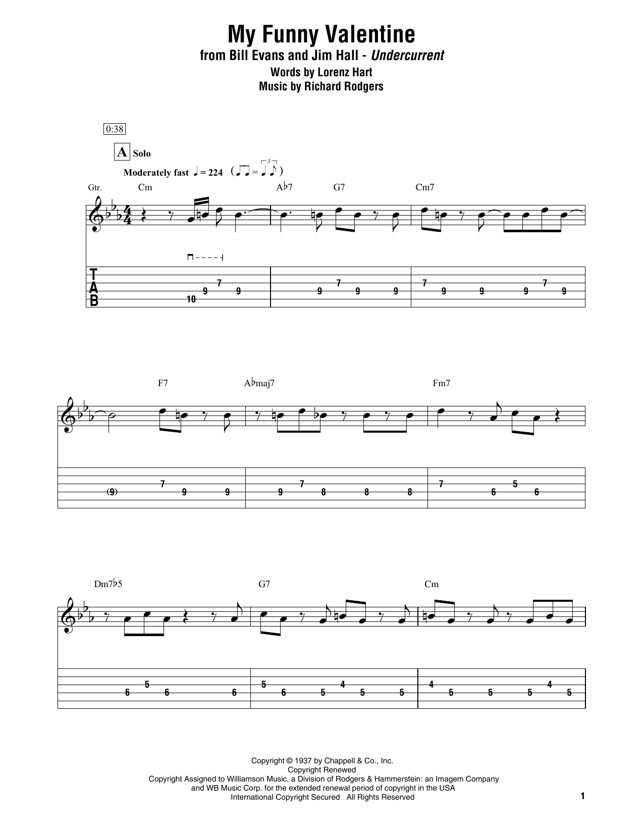 Produktbild zu: My Funny Valentine