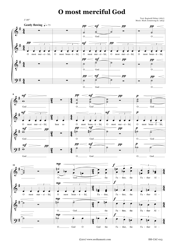 Produktgalerie: Seite 1 von 9 O most merciful God, , Gemischter Chor