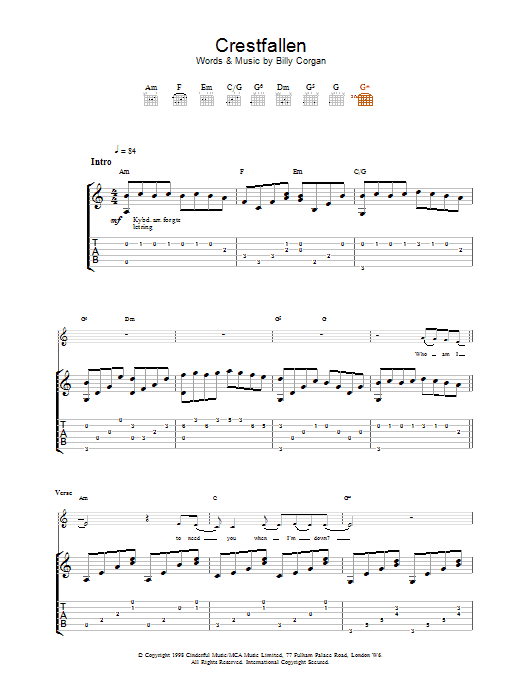 Product gallery: Page 1 of 1 Crestfallen, The Smashing Pumpkins
