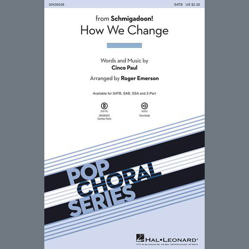 Produktbild zu: How We Change (Schmigadoon Finale) (from Schmigadoon!) (arr. Roger Emerson)