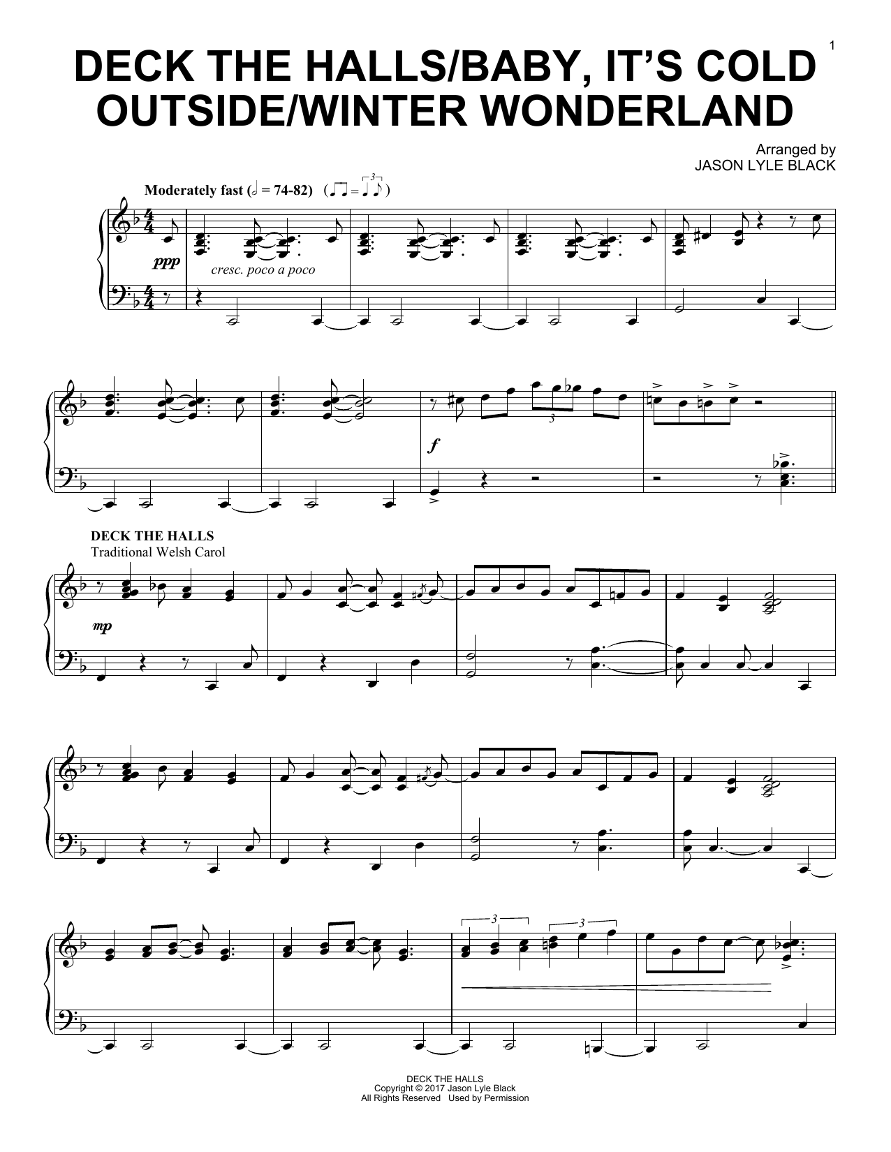 Produktbild zu: Deck The Halls/Baby, It's Cold Outside/Winter Wonderland