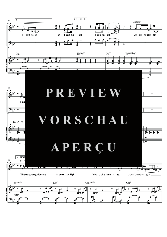 gallery: I Can Go On, , Gemischter Chor SAM/Solo opt. und Klavier