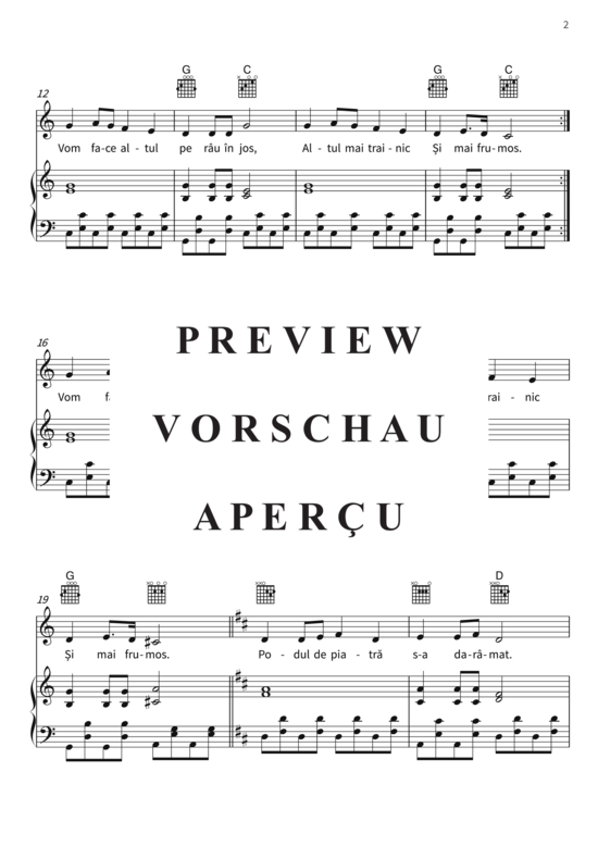 Produktgalerie: Seite 5 von 6 Podul De Piatra, , (Gesang + Klavier, Gitarre)