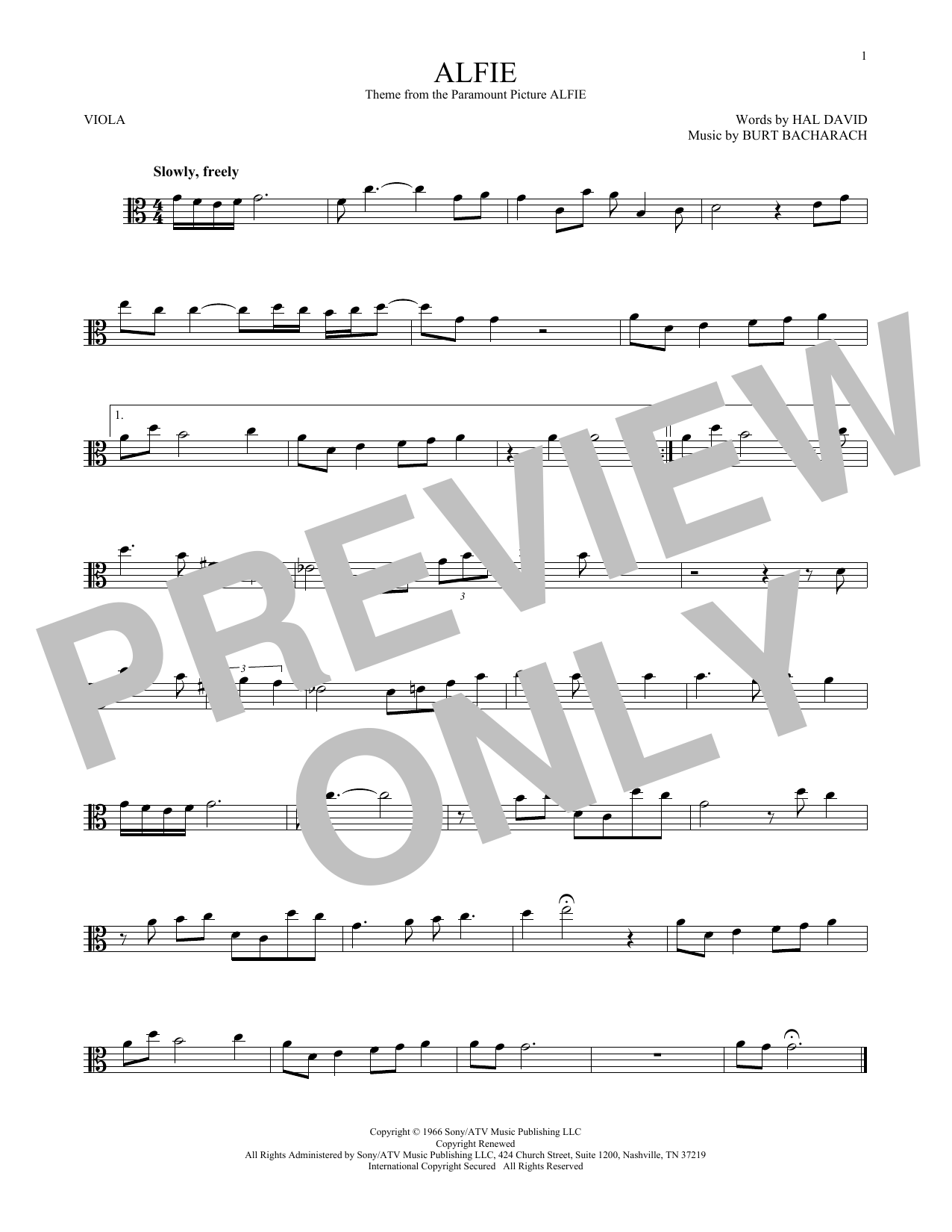 Product gallery: Page 1 of 1 Alfie, Dionne Warwick