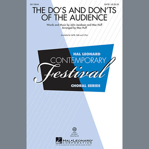 cover: The Do's And Don'ts Of The Audience, Mac Huff