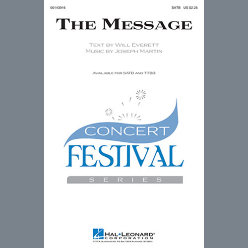 cover: The Message, Joseph M. Martin, Chor