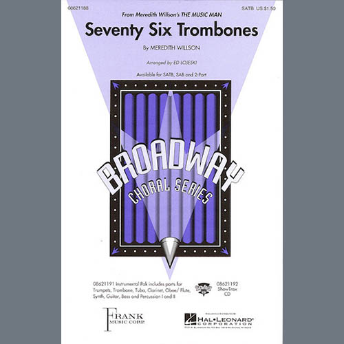 cover: Seventy Six Trombones (arr. Ed Lojeski), Meredith Willson, Chor