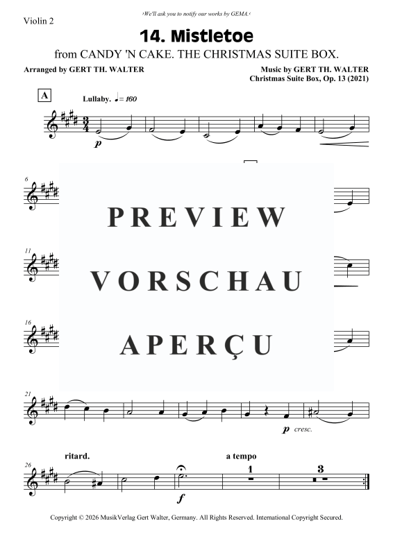 Produktgalerie: Seite 5 von 6 Mistletoe, , Violinen Trio
