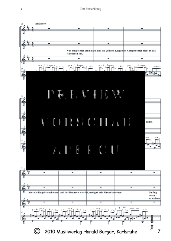 Product gallery: Page 10 of 11 Der Froschkönig (Partitur), , Mixed ensemble wind trio, guitar and speaker