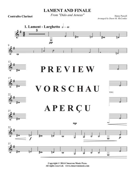 Product gallery: Page 21 of 21 Lament and Finale , , (Clarinet septet)