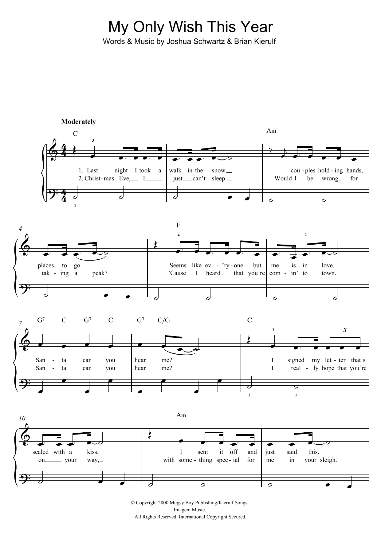 Product picture to:  My Only Wish This Year - Britney Spears