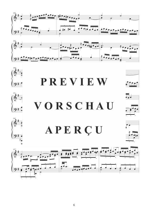 Produktgalerie: Seite 7 von 8 Fantasia in G-Dur BWV 571, , Klavier Solo