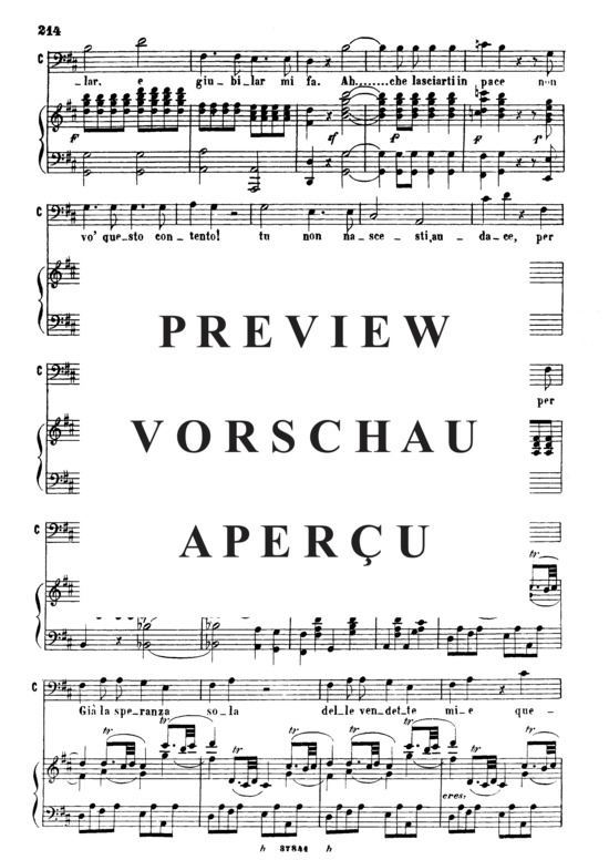 Product gallery: Page 8 of 9 Vedro mentr'io sospiro, , Bass/Baritone Solo and Piano