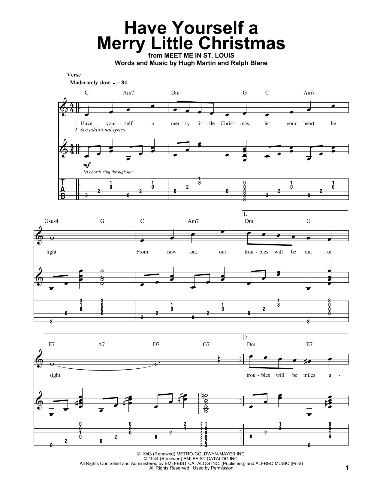 Product gallery: Page 1 of 1 Have Yourself A Merry Little Christmas, Hugh Martin