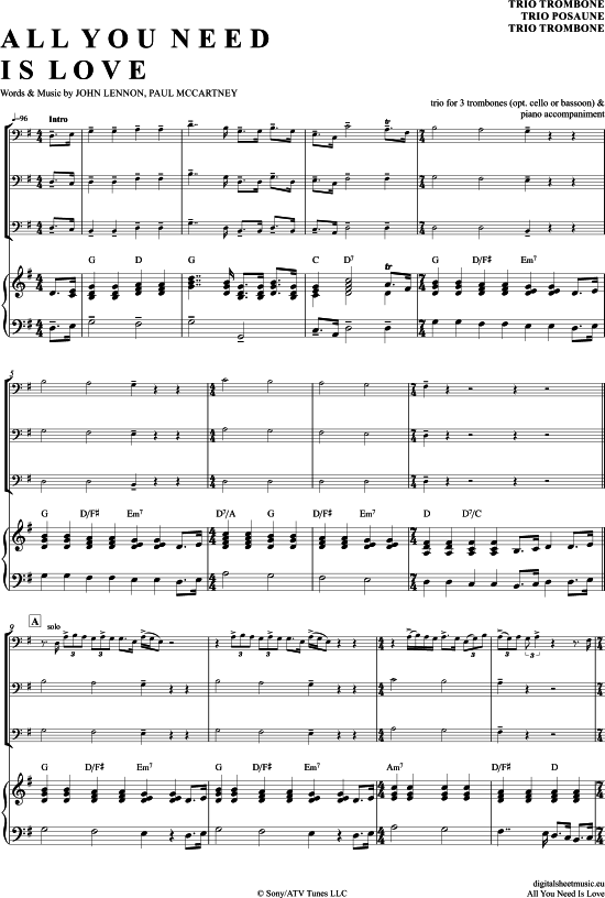 Product picture to: All You Need Is Love The Beatles