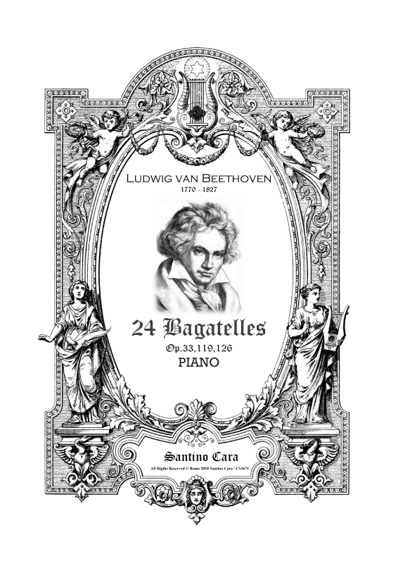 Produktbild zu: 24 Bagatelles for Piano Op.33-119-126Ludwig van Beethoven