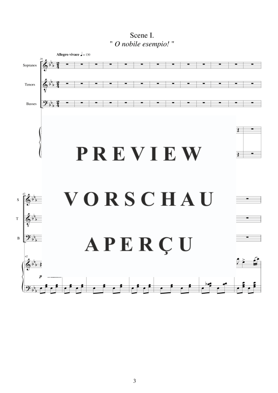 Produktgalerie: Seite 4 von 11 I Lombardi - (Act 1) Prelude-Introdution, , Gemischter Chor STB und Klavier