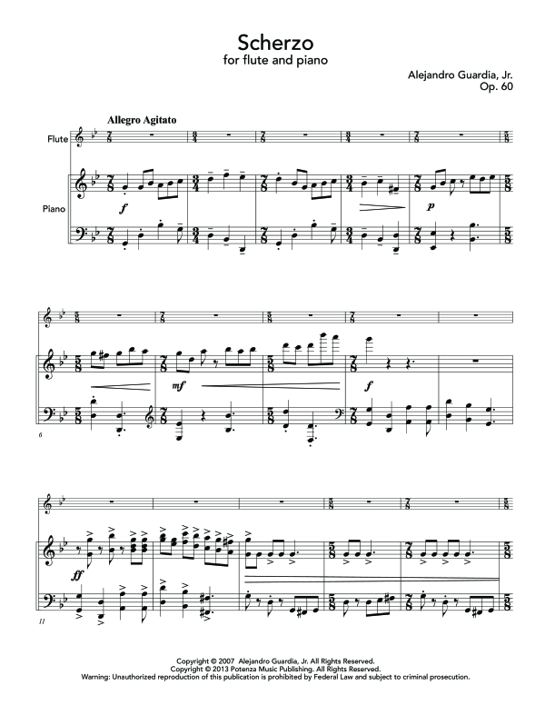 Product gallery: Page 1 of 11 Scherzo, , (flute and piano)