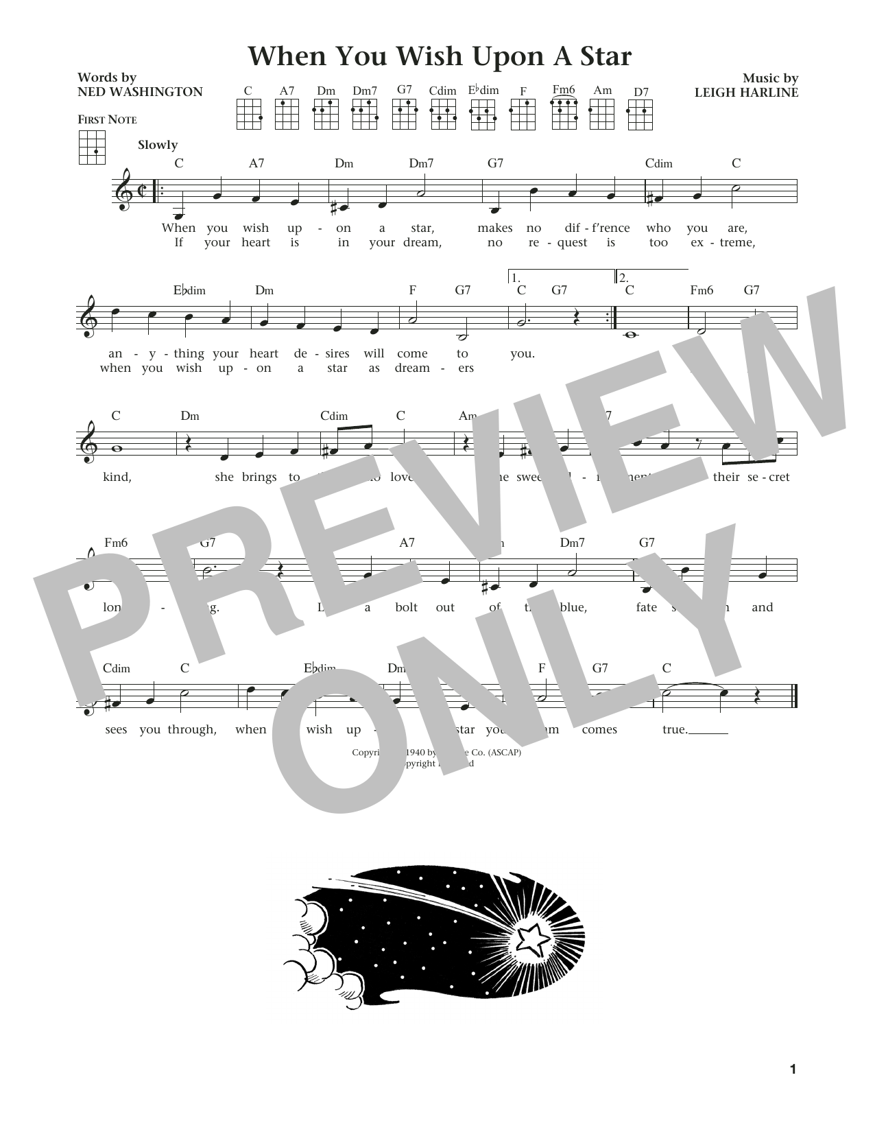 Product gallery: Page 1 of 1 When You Wish Upon A Star (from The Daily Ukulele) (arr. Liz and Jim Beloff), Jim Beloff