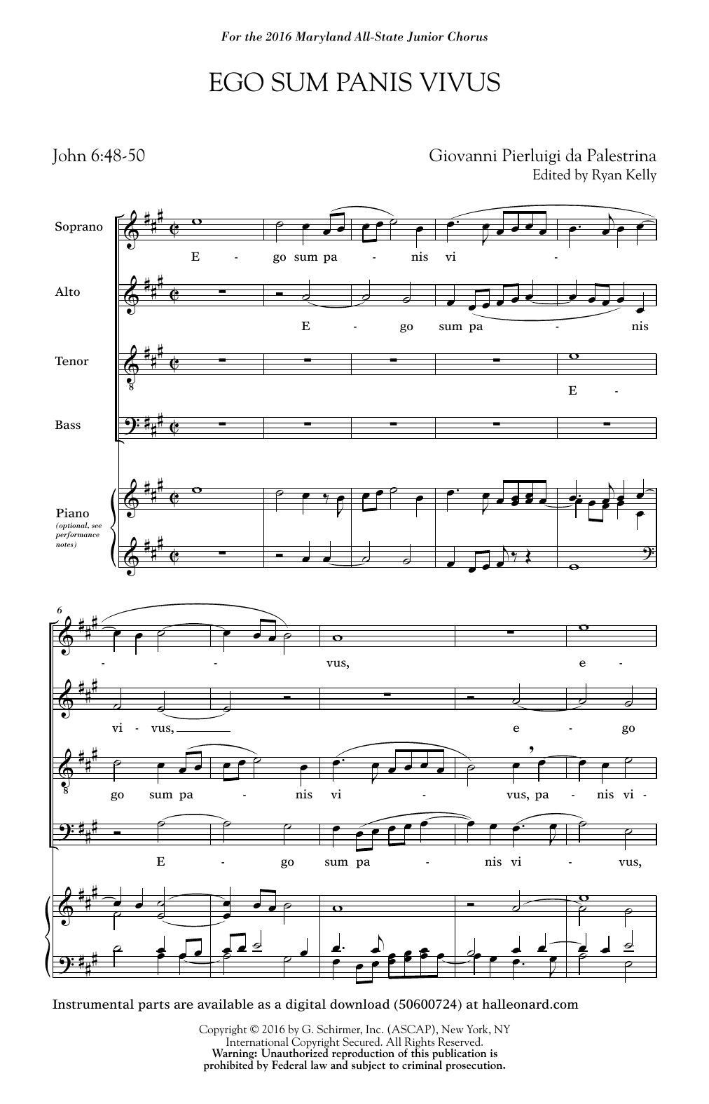 Product picture to: Ego Sum Panis Vivus (ed. Ryan Kelly)