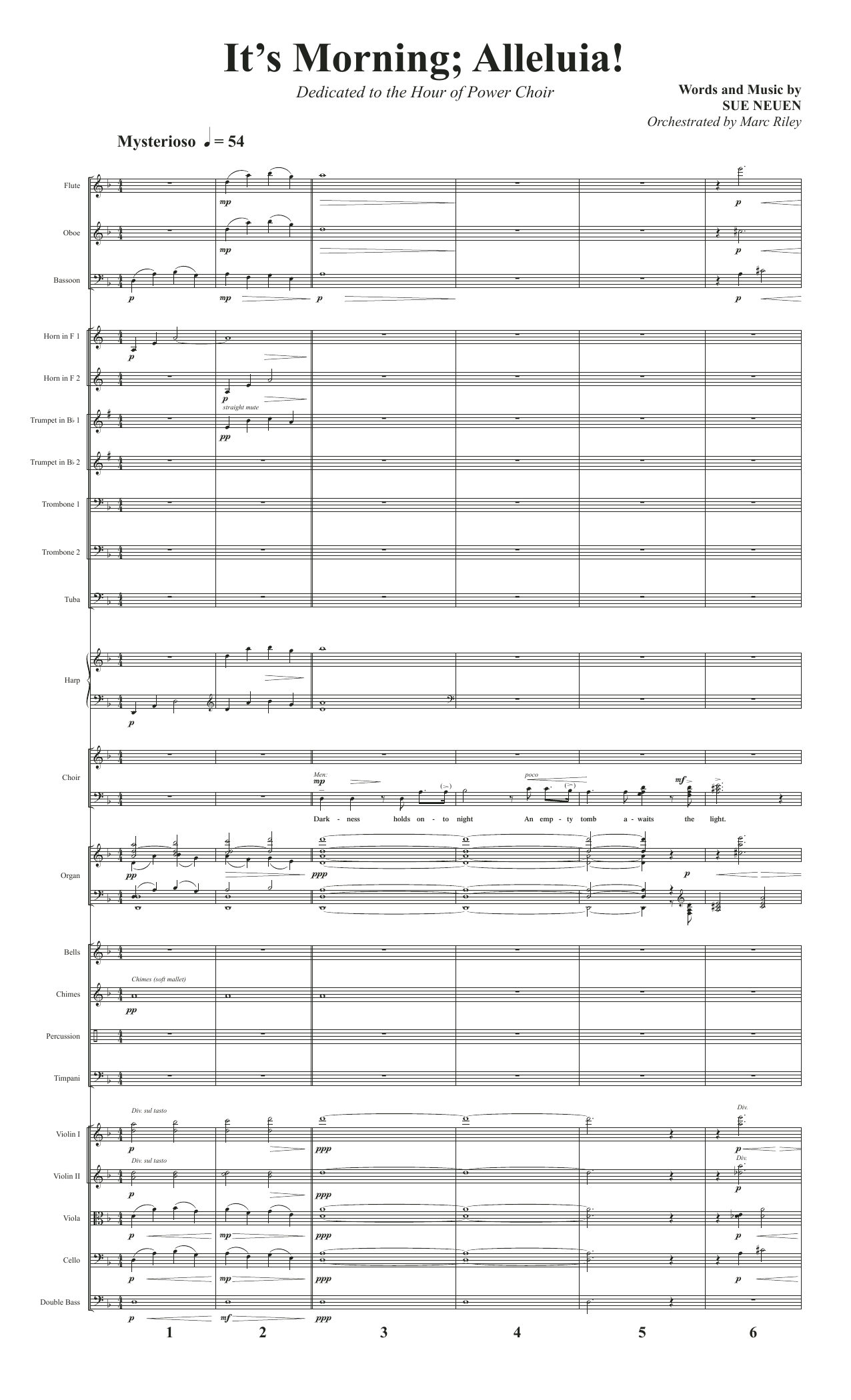 Produktbild zu: It's Morning; Alleluia! - Full Score