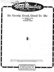 cover: Be Goody, Good, Good To Me, Johnny Lange, Gesang, Gitarre, Klavier