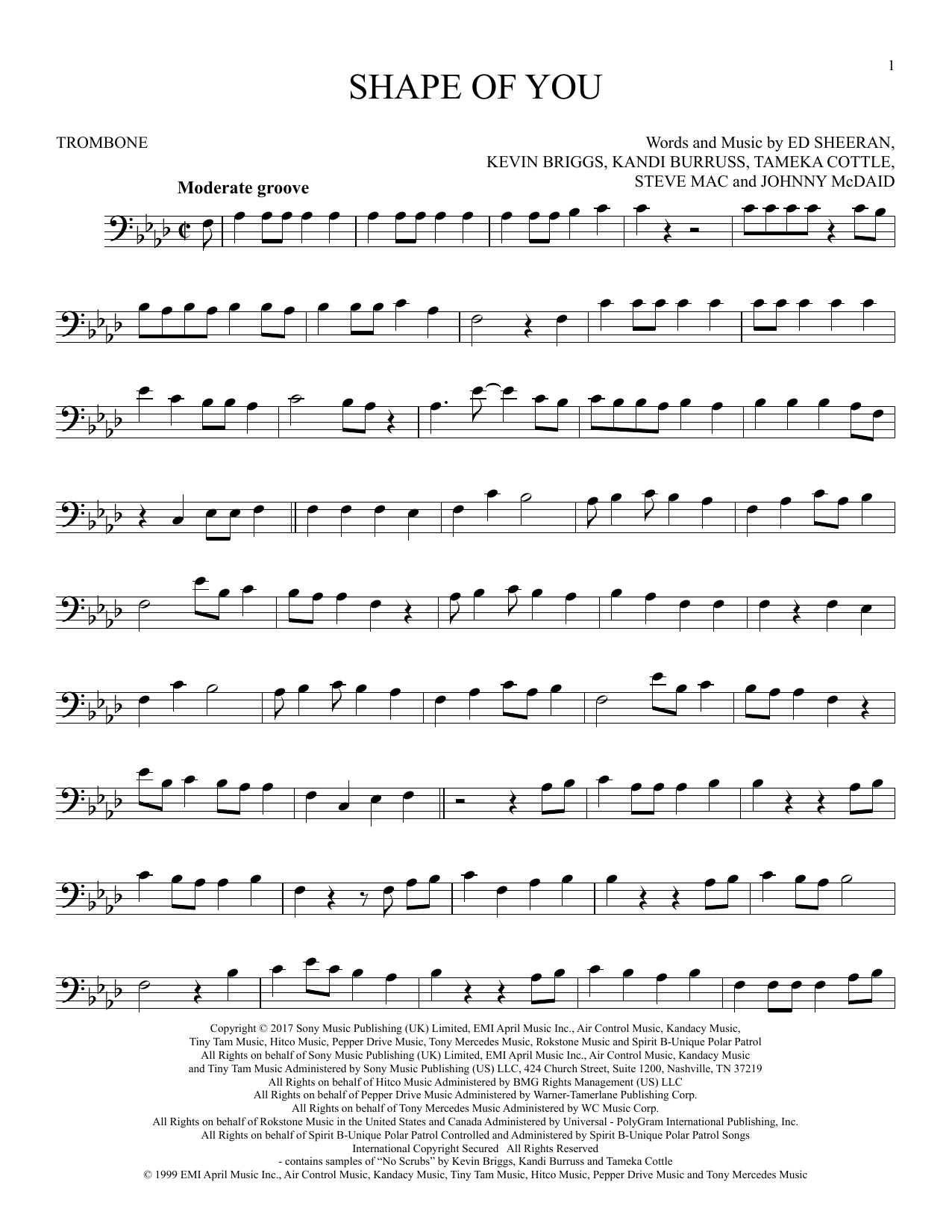 Product gallery: Page 1 of 1 Shape Of You, Ed Sheeran