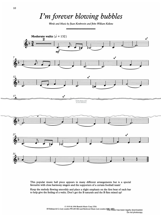 Product gallery: Page 1 of 1 I'm Forever Blowing Bubbles, James Kendis