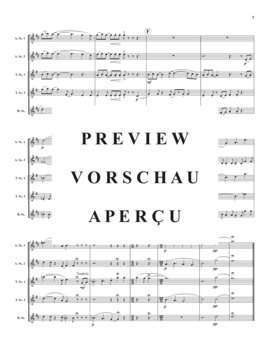 Product gallery: Page 7 of 17 Whisper Me Your Dreams , , (Saxophone Quintet AATTB)