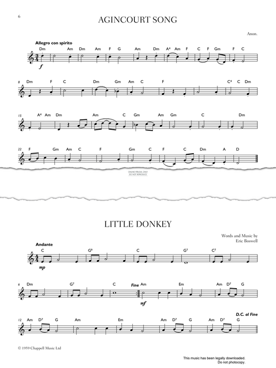 Produktgalerie: Seite 1 von 1 Little Donkey, Eric Boswell, Trompete