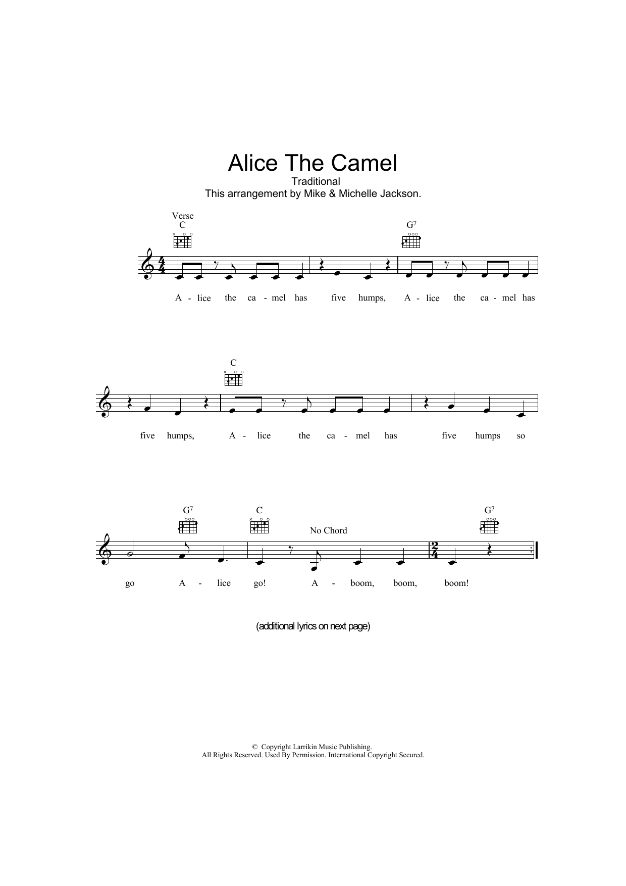 Produktbild zu: Alice The Camel