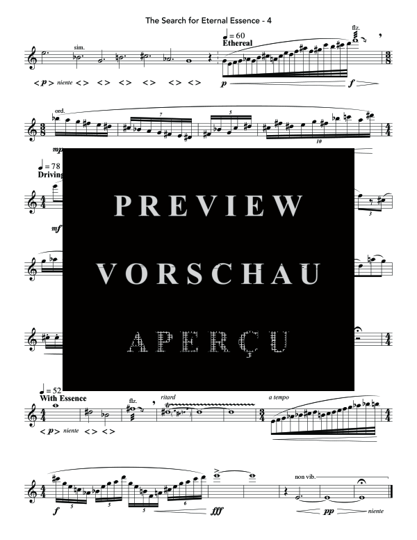 Product gallery: Page 9 of 10 Search for Eternal Essence, The, , (flute solo)