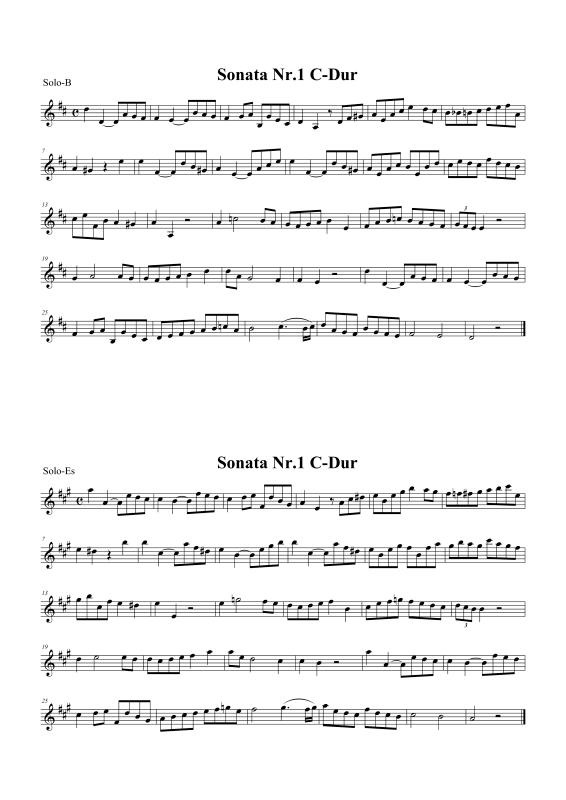 Product gallery: Page 1 of 11 Sonate Nr.1 in C-Dur, , (Brass Ensemble)