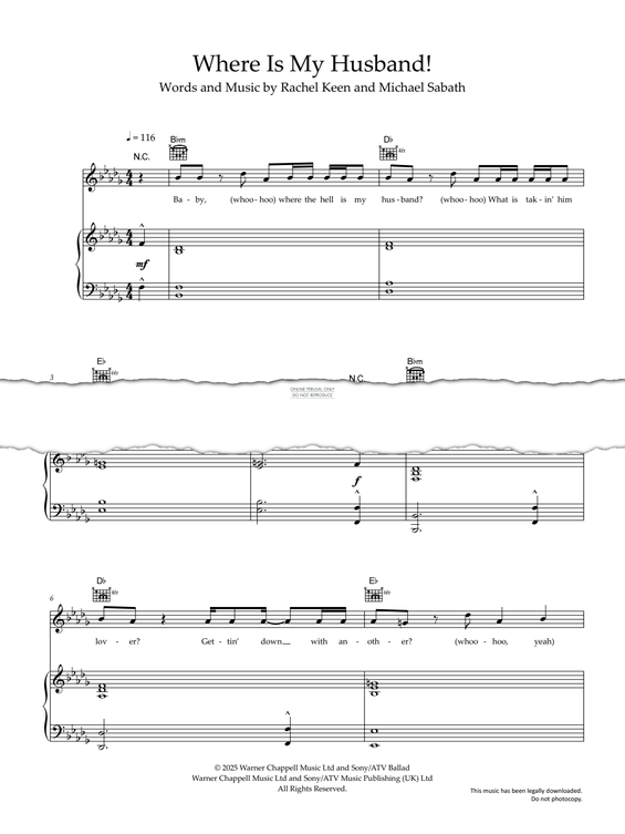 Product gallery: Page 1 of 1 WHERE IS MY HUSBAND!, Raye