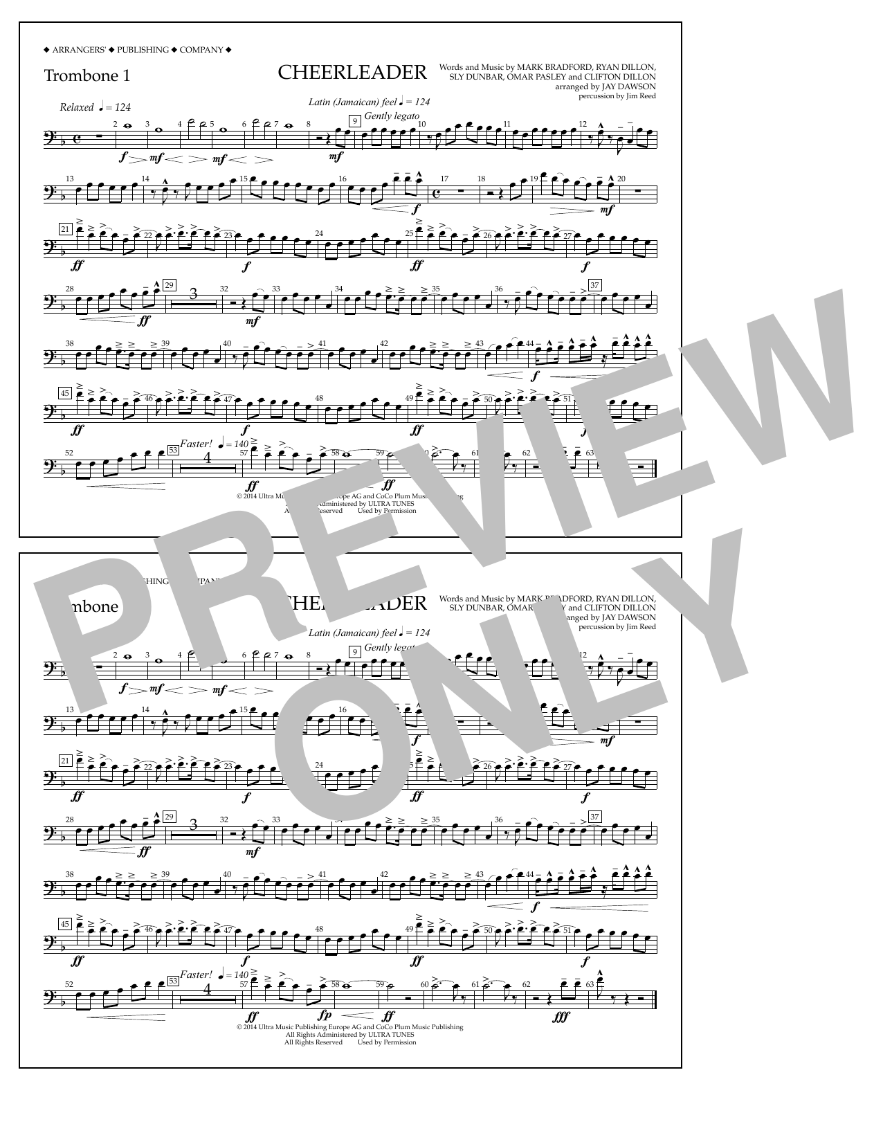 Produktbild zu: Cheerleader - Trombone 1
