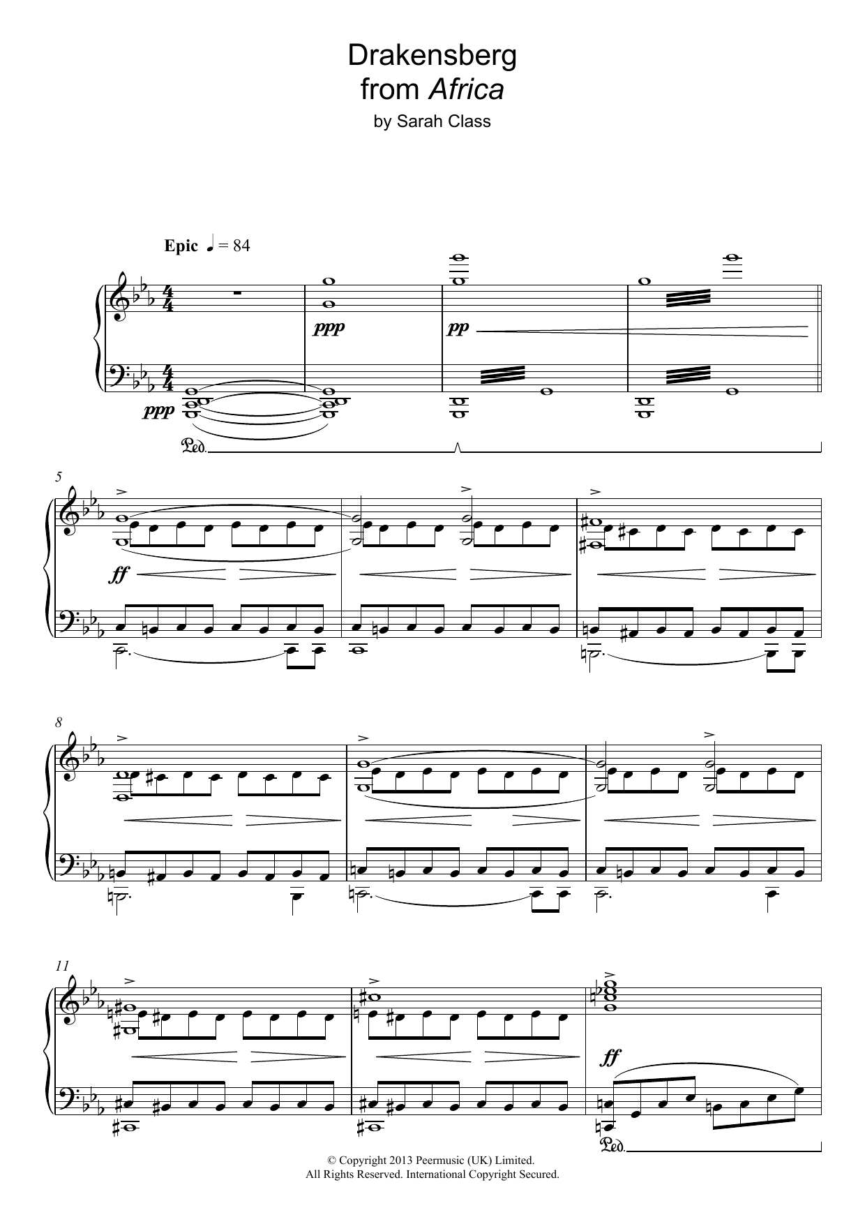 Produktbild zu: Draconsberg (from 'Africa')