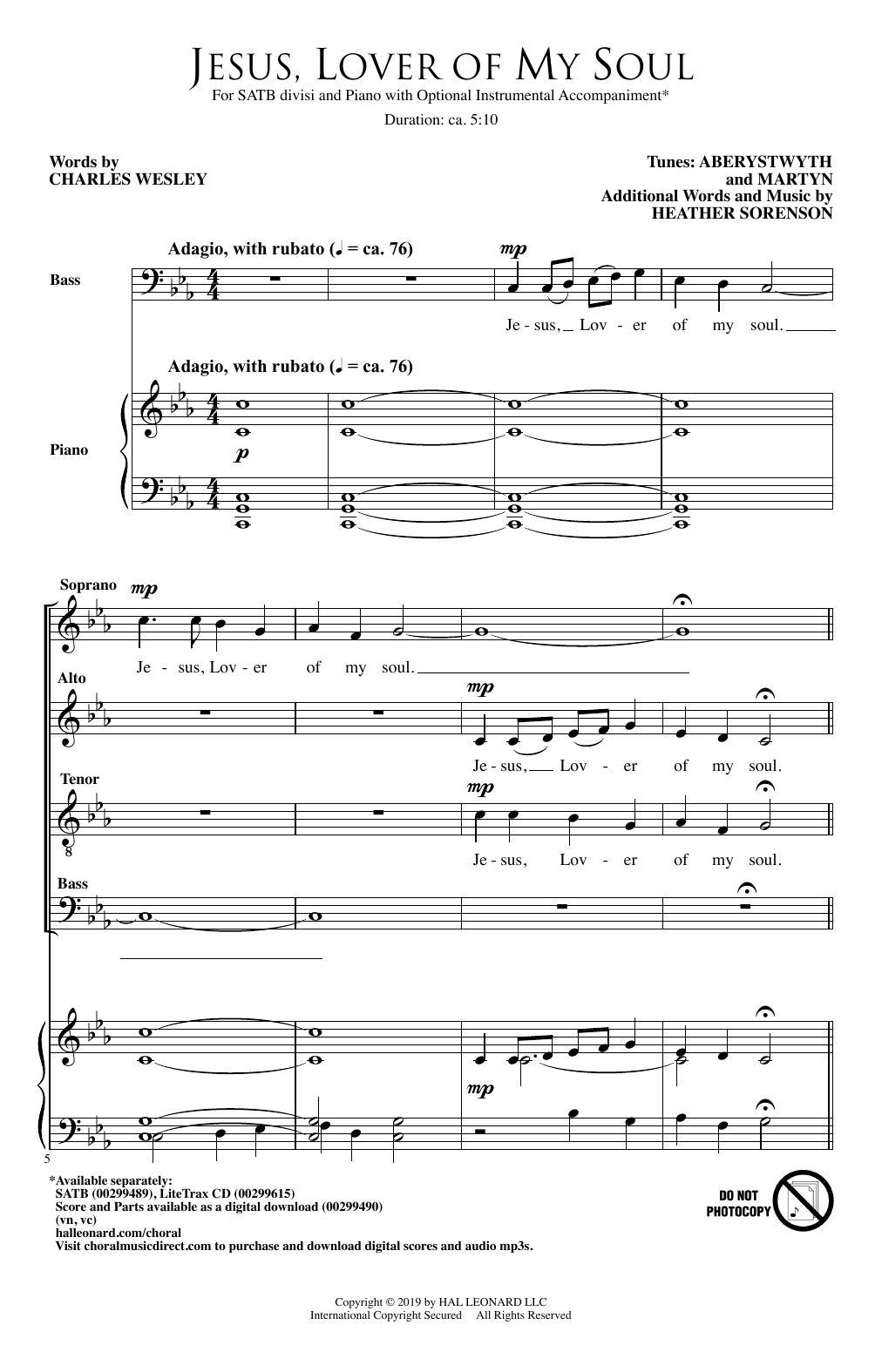Produktbild zu: Jesus, Lover Of My Soul