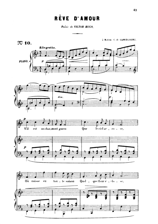 Product picture to: Rêve d'amour Op. 5 No.2Gabriel Fauré