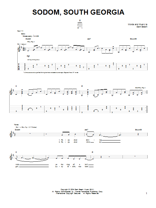 Product gallery: Page 1 of 1 Sodom, South Georgia, Iron & Wine