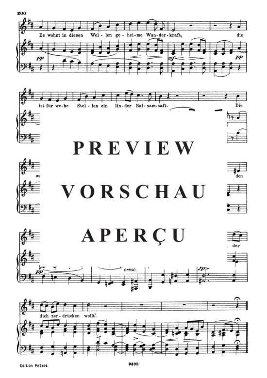 Product gallery: Page 3 of 4 Das Weinen D.926, , High Voice and Piano