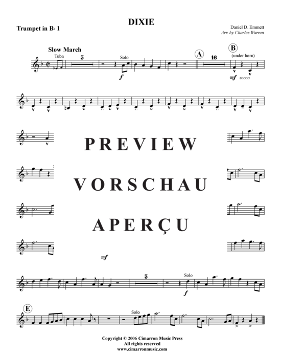Produktgalerie: Seite 7 von 9 Dixie , , (Blechbläserquintett)