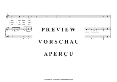 Product gallery: Page 3 of 3 Frühlings Bewillkommnung , , Piano and Voice