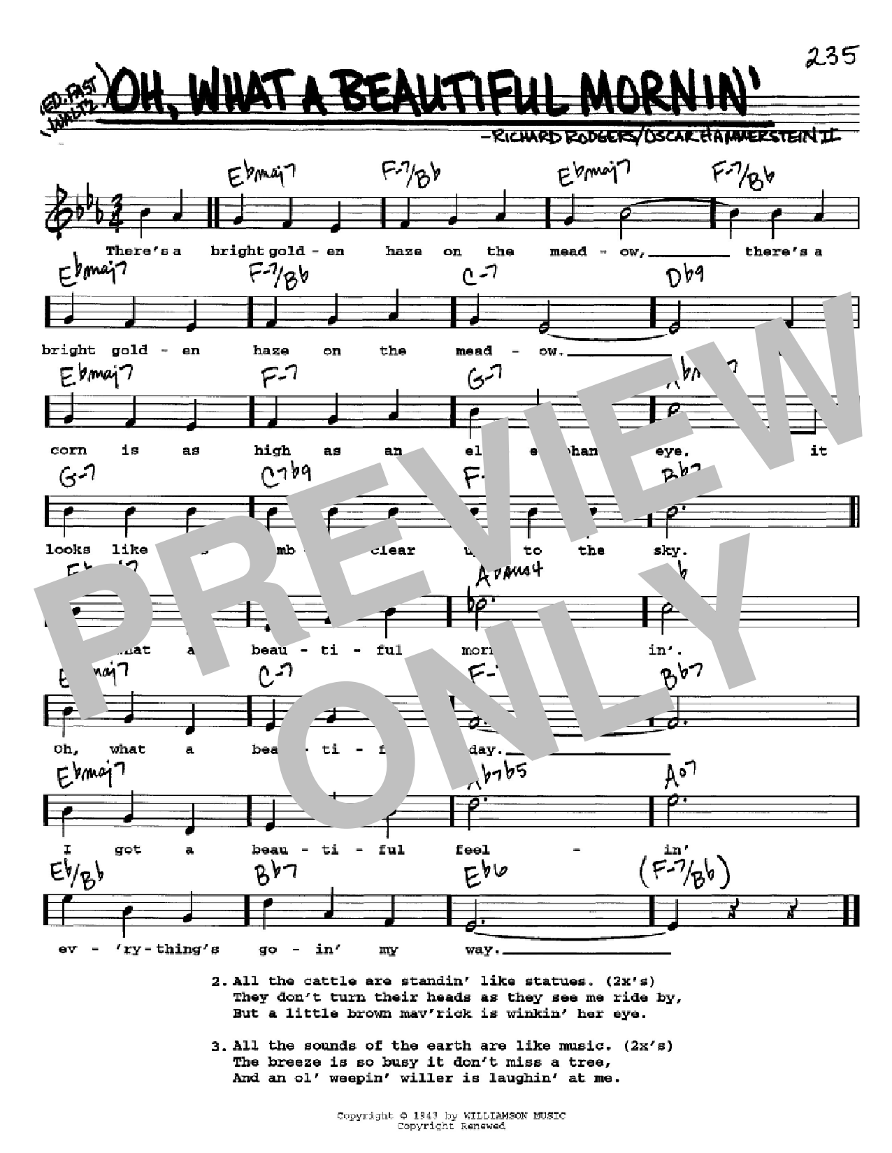 Produktbild zu: Oh, What A Beautiful Mornin' (from Oklahoma!)