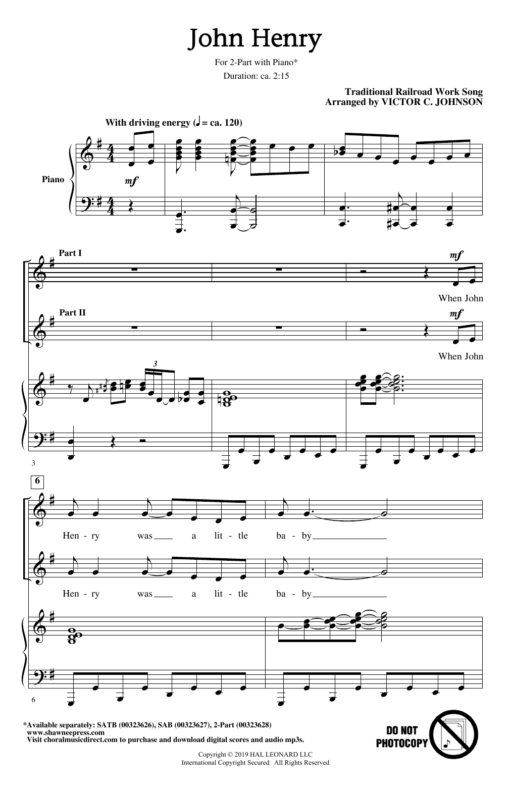 Product picture to: John Henry (arr. Victor C. Johnson)